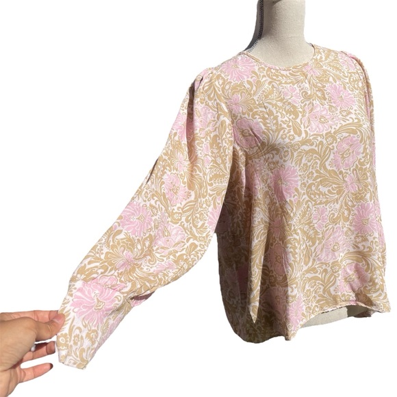 Aritzia Wilfred Boho Cottagecore Minimalist Clarissa Puff Sleeve Size Large - Picture 11 of 16